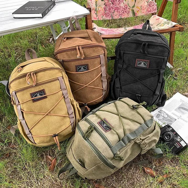 

Легкая парусиновая спортивная сумка MOB для женщин, уличная дорожная сумка для пешего туризма, повседневная простая молодежная сумка без молнии