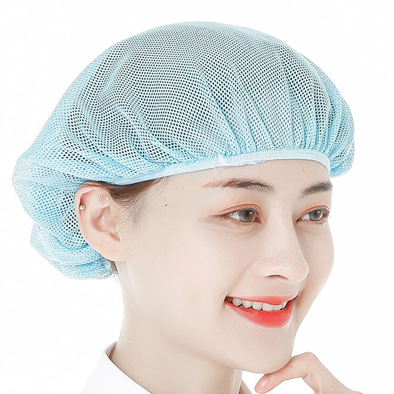 Full Net Female Workers Work Hat Factory Workshop Cap Hotel Restaurant Kitchen Chef Cap Dust-proof Anti-Grease Full Cloth Hats