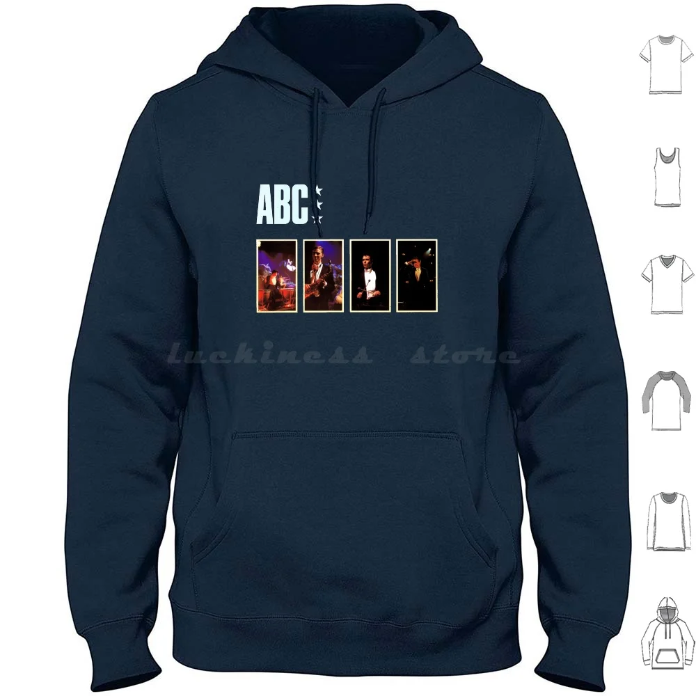 Abc Hoodies Long Sleeve Abc Look Love 80s Music Album Record Vinyl Single Artist Band