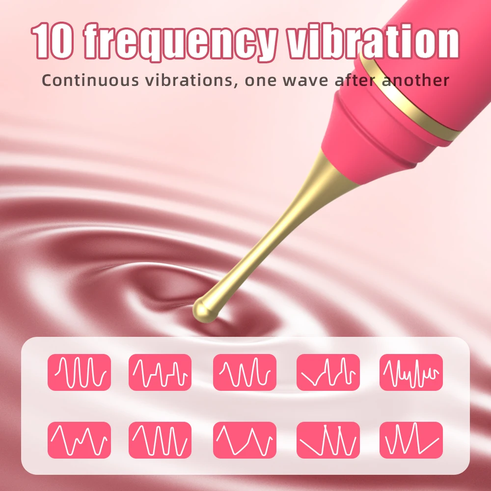 10 Frequency Pen Tidal Vibrator Female G Spot Clitoral Stimulator Powerful Vibrating Clit Stick Massager Adult Sex Toy For Women