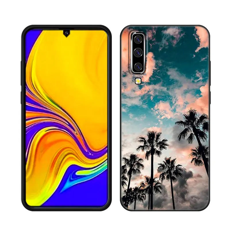 Summer Beach Sunset Sea Phone Case For Samsung A13 A22 A24 A32 4G A33 A34 A35 A52S A53 A54 A55 A73 5G A06 A12 A14 A15 A23 A51