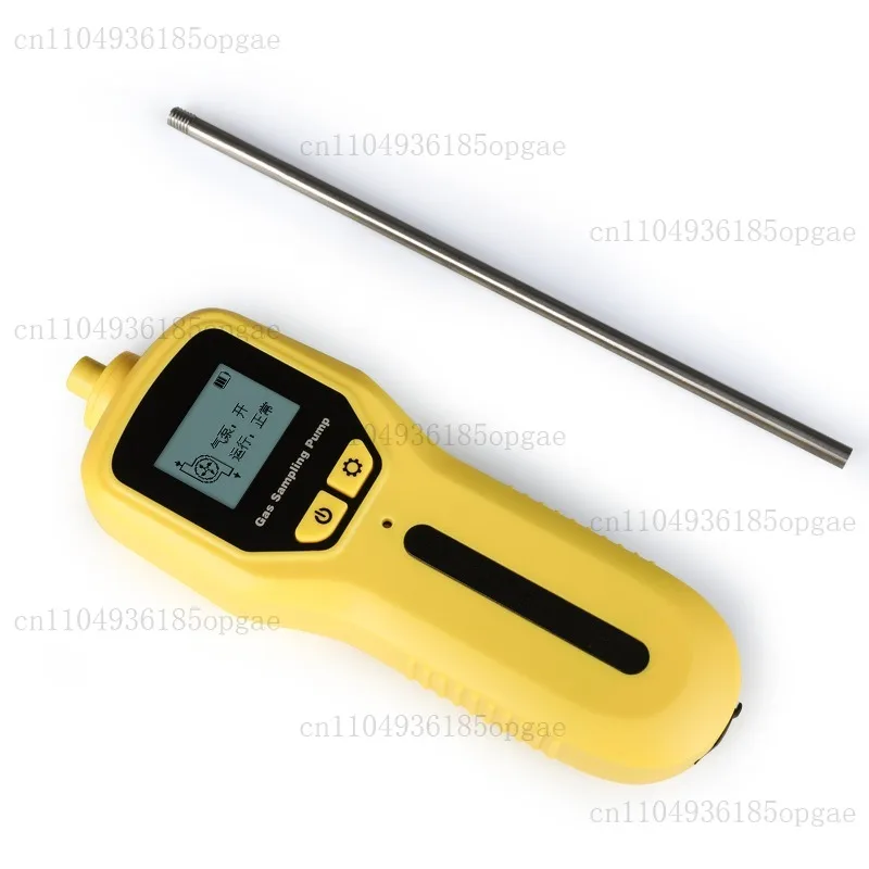 Portable gas sampling pump, gas production pump sampler, gas detector with digital display charging external pump
