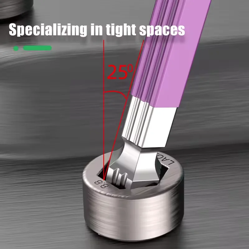 LAOA 9PC Hanging Screwdriver With an Extended Colored Hexagonal Wrench