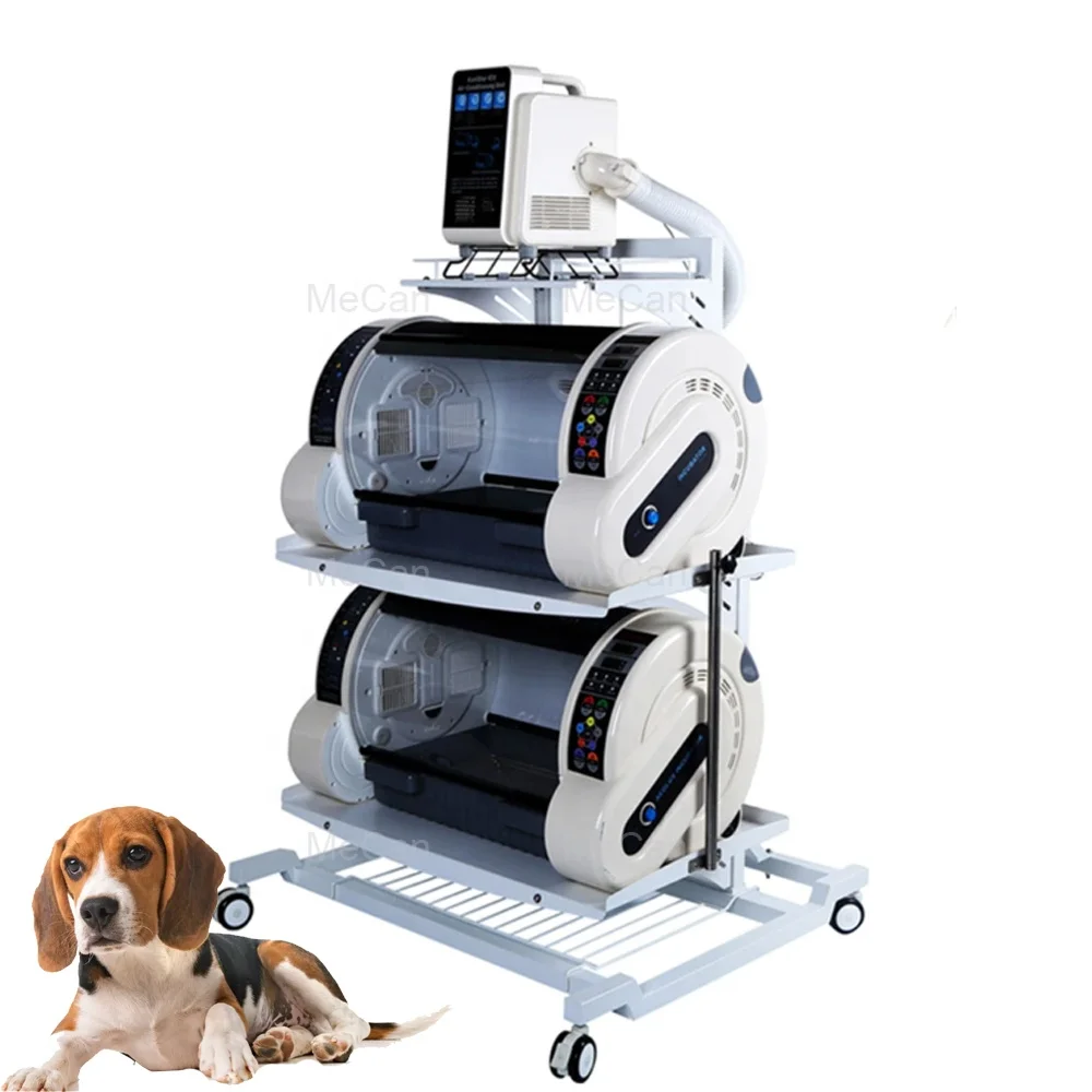 

High Quality Portable Vet Incubation Incubator Rack Veterinary Double Layers Pet Dog Puppy Incubation Shelves