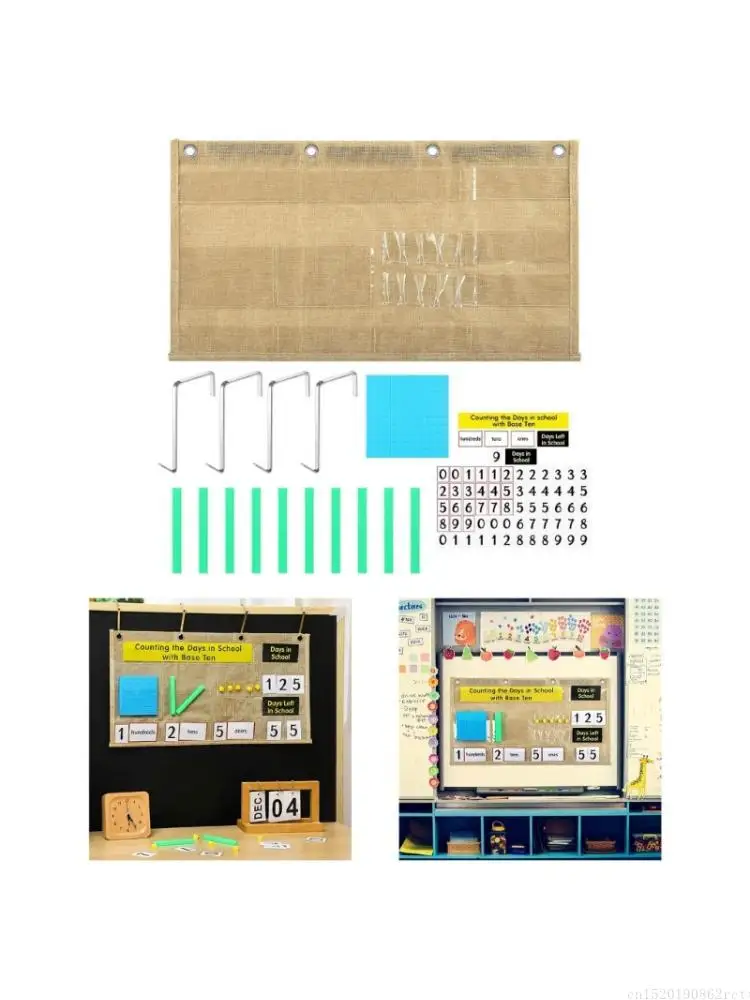 D5BB Practical Mathematics Teaching Tool With Place Value Cards And Backing