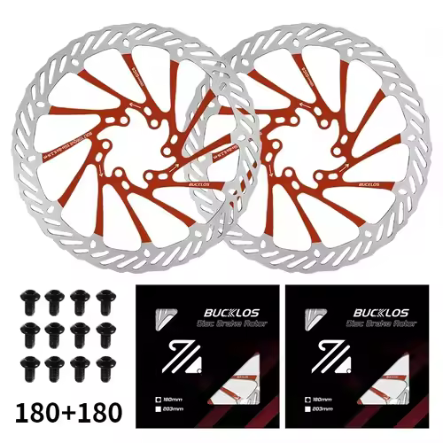 BUCKLOS Ultralight MTB Bike Hydraulic Disc Brake Rotor 160/180/203mm Mountain Road Racing Bicycle Brake Disc with 6 Free Bolts - Image 8