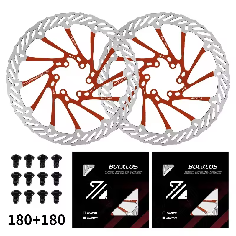 BUCKLOS Ultralight MTB Bike Hydraulic Disc Brake Rotor 160/180/203mm Mountain Road Racing Bicycle Brake Disc with 6 Free Bolts - Image 8