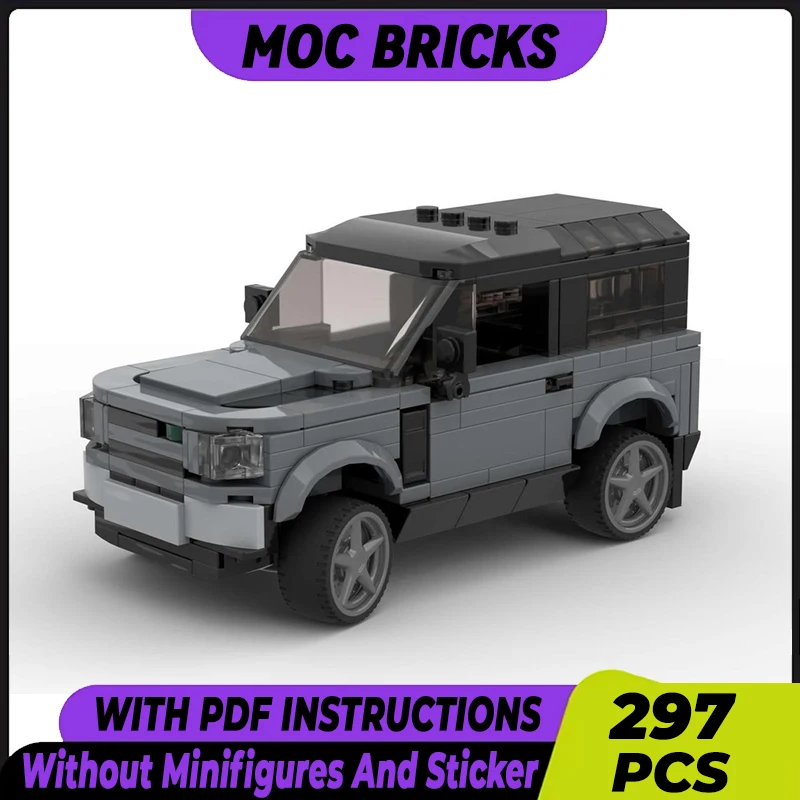 

City Car Model Moc Building Brick Speed Champion Off Road Vehicle Technology Modular Blocks Gift Christmas Toy DIY Sets Assembly