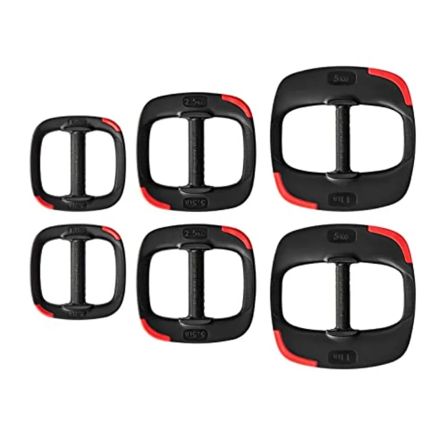 

Эргономичные утяжелители двойного назначения для тренировок всего тела, черные, с нескользящим покрытием и прочной стальной конструкцией.