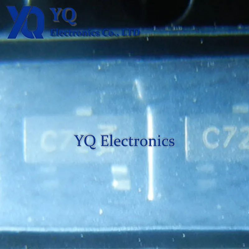 10PCS/lot New OriginaI 2N7002DW 2N7002DW-7-F silk screen K72 SOT363 package 60V 230mA dual N-channel