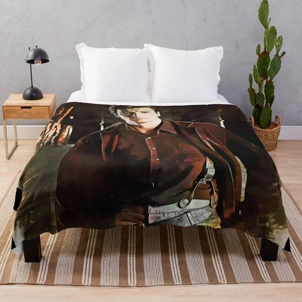 

Captain Malcolm Reynolds - FIREFLY Throw Blanket Soft Beds Plush Winter beds cosplay anime Blankets