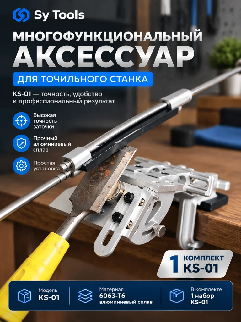 /Y-01 Universalklemme für die Befestigung von Messern in Festwinkel-Schärfsystemen Ruixin Pro/Sy Tools/Tsprof/Xarilk – Detail 7
