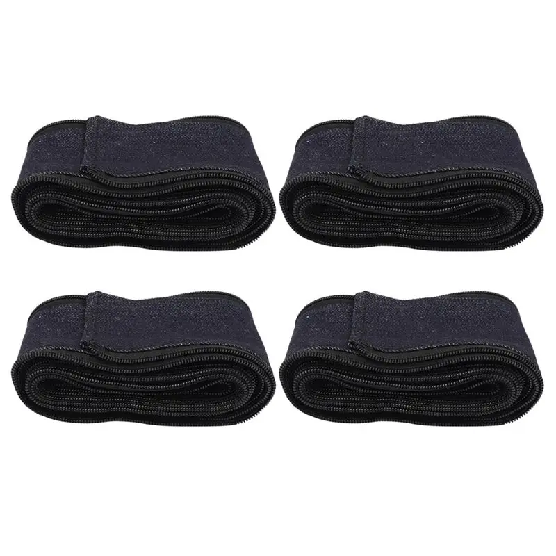 A36T-4Pcs 4 Meters TIG Plasma Cutting Torch Cable Welding Gun Cover Cowboy Zipper Jacket Cloth