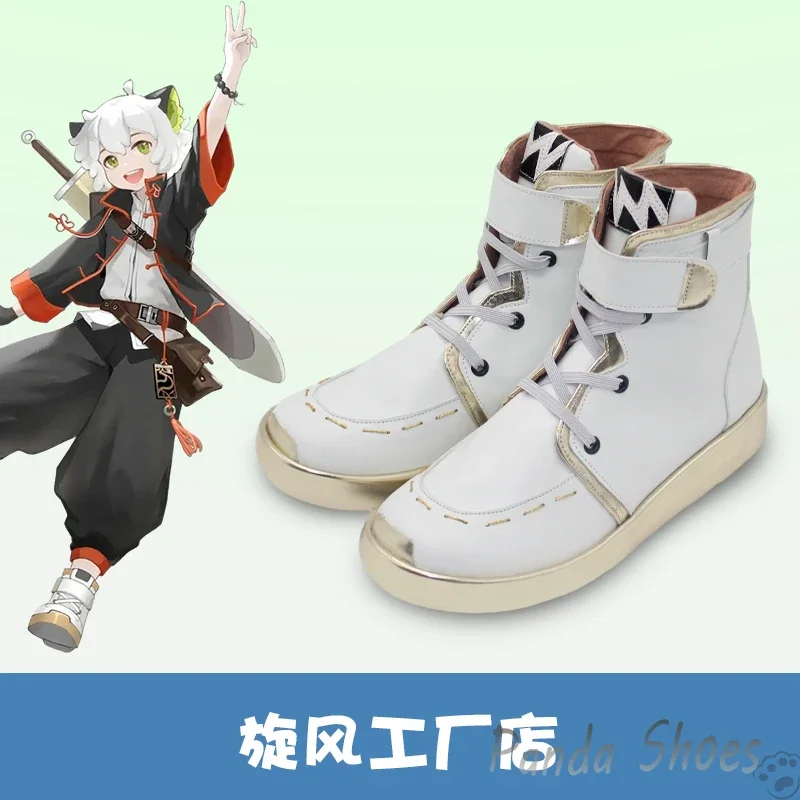 Game Arknights The Legend of Luo Xiao Hei Cosplay Shoes Anime Cos Comic Cosplay Costume Prop Shoes for Con Halloween Party