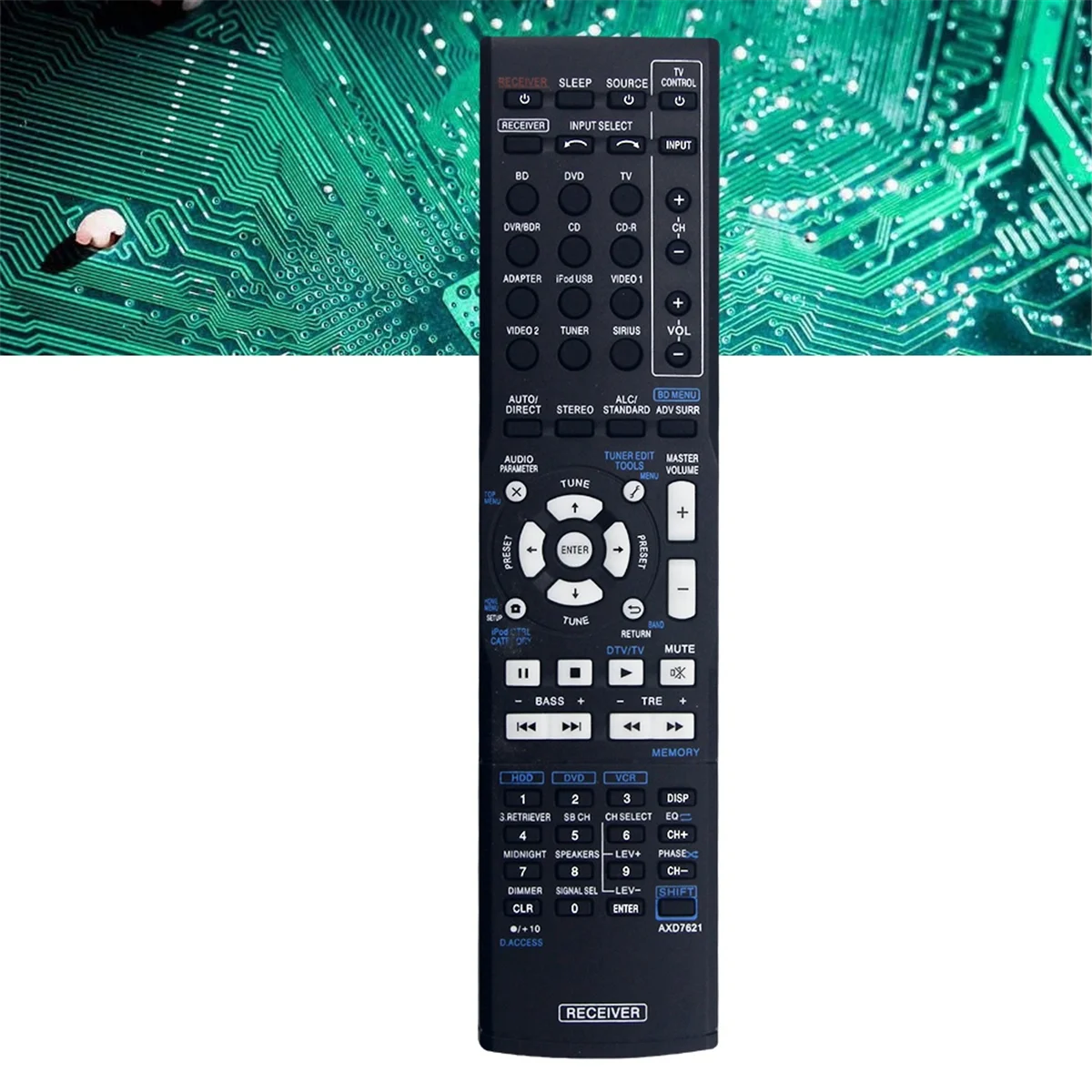 Replace Axd7621 Remote Control for Pioneer Av Receiver Axd7569 Axd7661 Axd7662 Axd7621 Axd7622 Axd7624