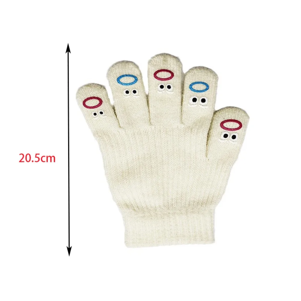 Guantes de invierno para pantalla táctil, manoplas cálidas de punto para conducir, esquí de dedo completo, deportes al aire libre, 2024