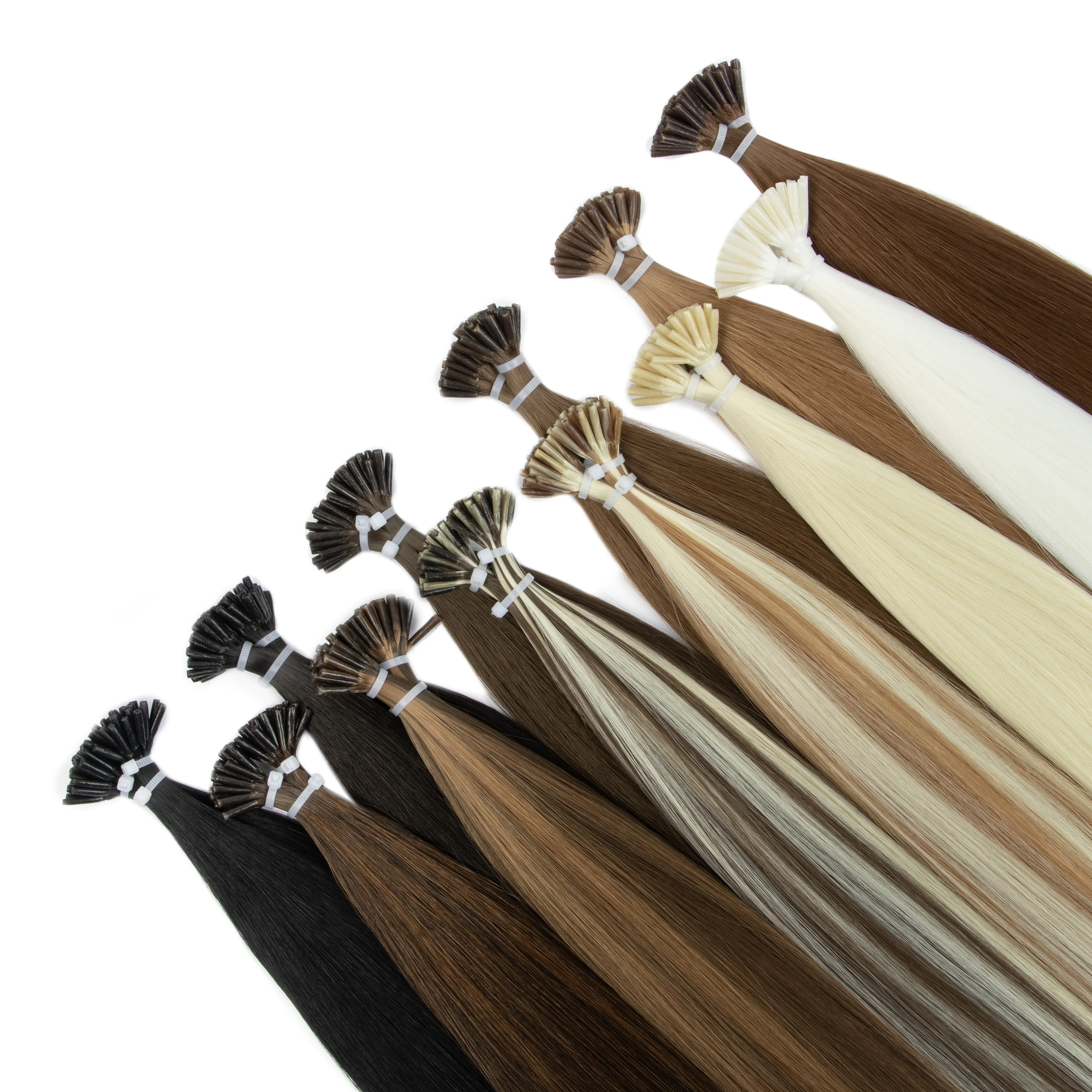 I-Tip Synthetic Hair Cold Tip Design Damage-Free Reusable Styling Hair Extensions 50g 21 sold