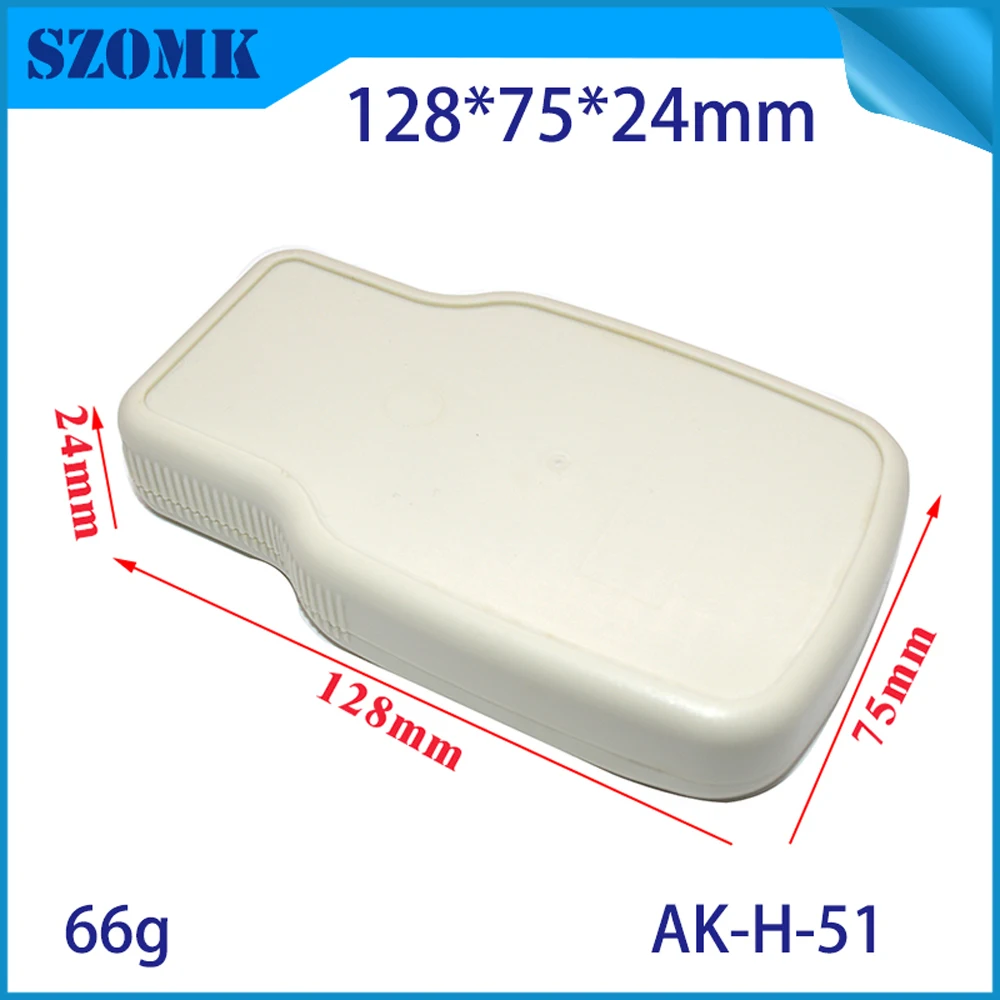SZOMK AK-H-51 128*75*24mm Wholesale Custom Plastic Electronic Handheld Plastic Distribution Enclosures