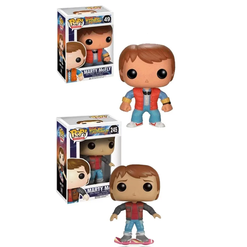 Funko Pop Movies Back to Future Marty McFly #245 #49 Vinyl Action Figures Toys Gifts