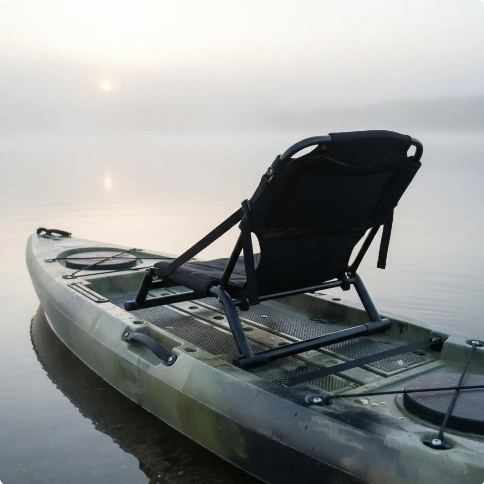 Siège de kayak à angle réglable, banc marin, chaise portable rotative pour bateaux rigides et canoës