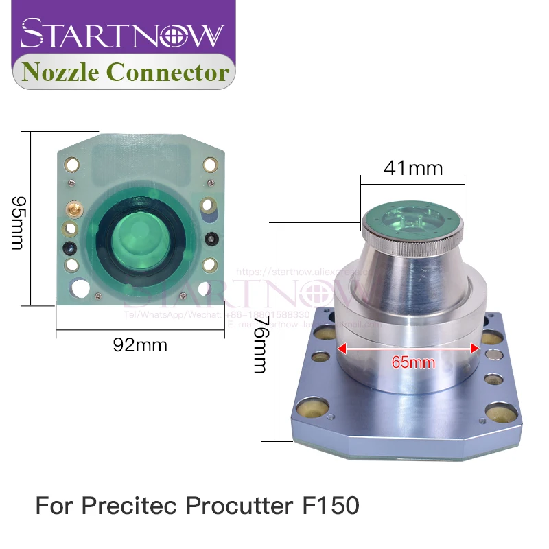 Imagem -02 - Cabeça do Laser da Fibra do Precitec Conector do Sensor do Bocal do Laser Peças de Conexão Cm2 se Série Procutter F150 F200 Hans 6kw 12kw