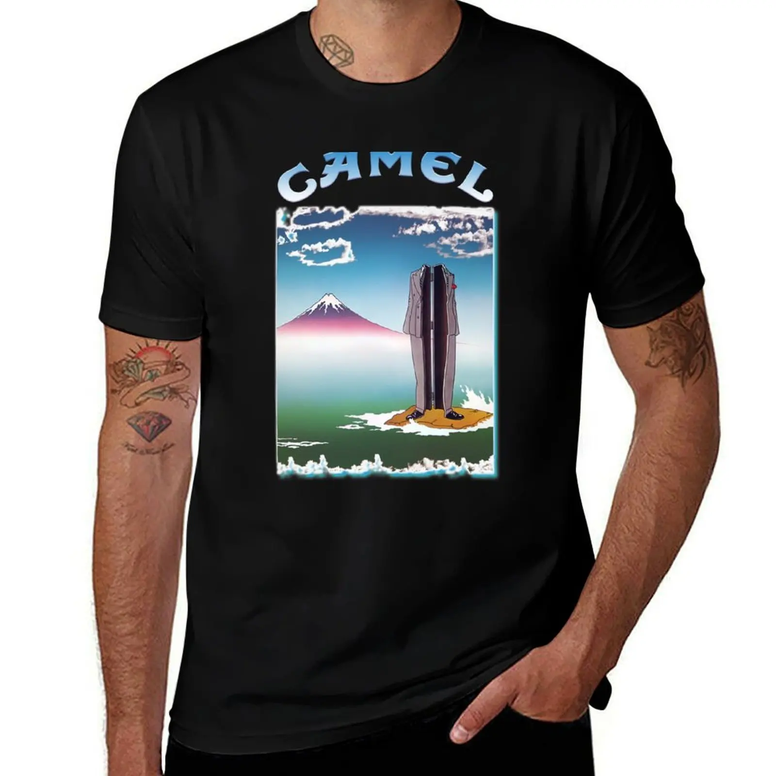 CAMEL BAND people who wait T-Shirt Lightweight Basic Short Sleeve Shirt T-Shirt