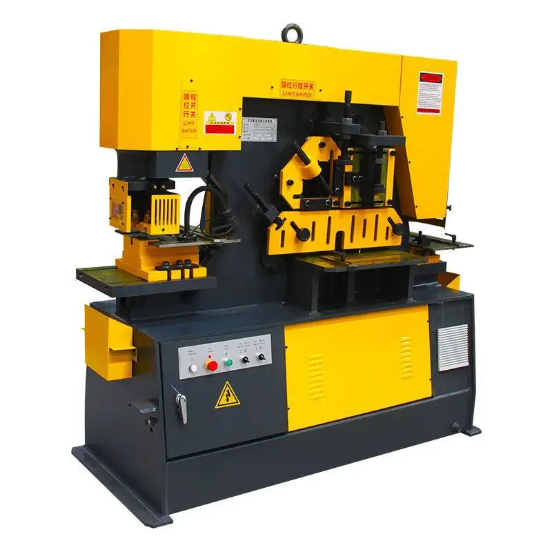 Multifunctional punching and shearing machine, angle steel channel plate punching and cutting machine