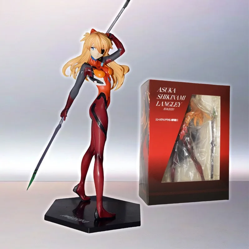 Nueva figura de acción Evangelion, uniforme de combate EVA Asuka, estatua de chica Sexy, personaje del juego de Anime, muñeca, decoración de mesa, regalos de juguete