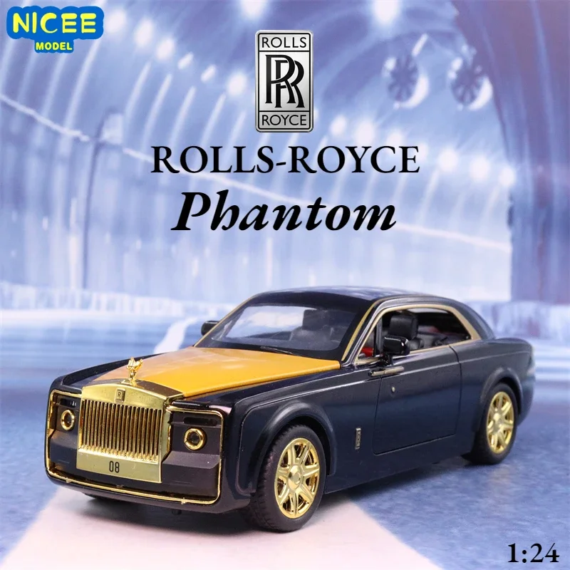 1:24 Rolls Royce Phantom Sweptail Alloy Car Model Diecast Toy Vehicle Metal Toy Car Model Collection Kids Gift A251