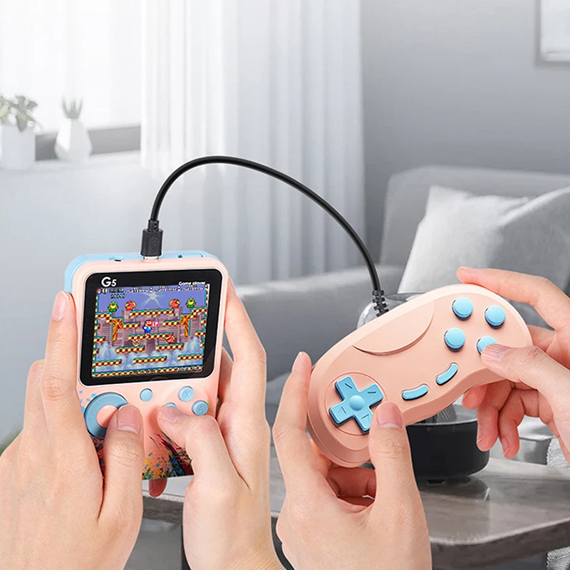 Console de jeu rétro aste portable pour enfants, console de jeu G5 haut de gamme, 500 jeux classiques, écran 3.0 pouces, cadeau
