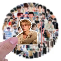 110Pcs Korea Team Stickers Korean Star Kpop DIY Stickers Scrapbooking Phone Luggage Skateboard Decorative Waterproof Decals 3