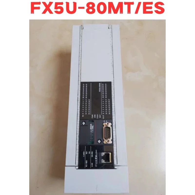 Second-hand FX5U-80MT/ES FX5U 80MT ES Module Tested OK