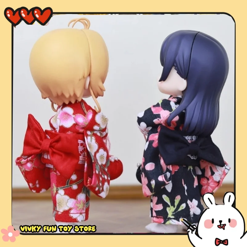 Neue Ob11 Puppenkleidung Kimono Yukata Set 12 Punkte Bjd Kleidung Gsc Körper 9 Molly Ornamente Sammlergeschenke