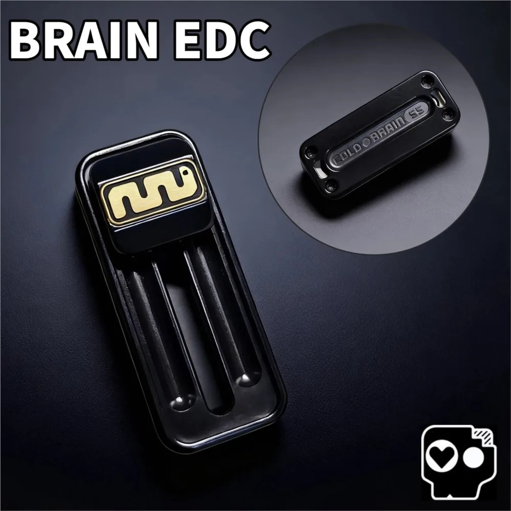 BRAIN EDC Snake-I Fidget Slider Stress Relief Speelgoed Fidget Speelgoed Voor Volwassenen Push Slider Zirkonium Angst Relief Gadgets
