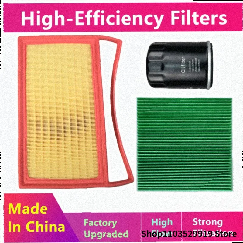 3pcs/For Gac Trumpchi E9 Es9 2.0t-Plug-In Hybrid 2022 2023 2024/Oil Filter, Air Filter, Cabin Air Filter/Auto Parts