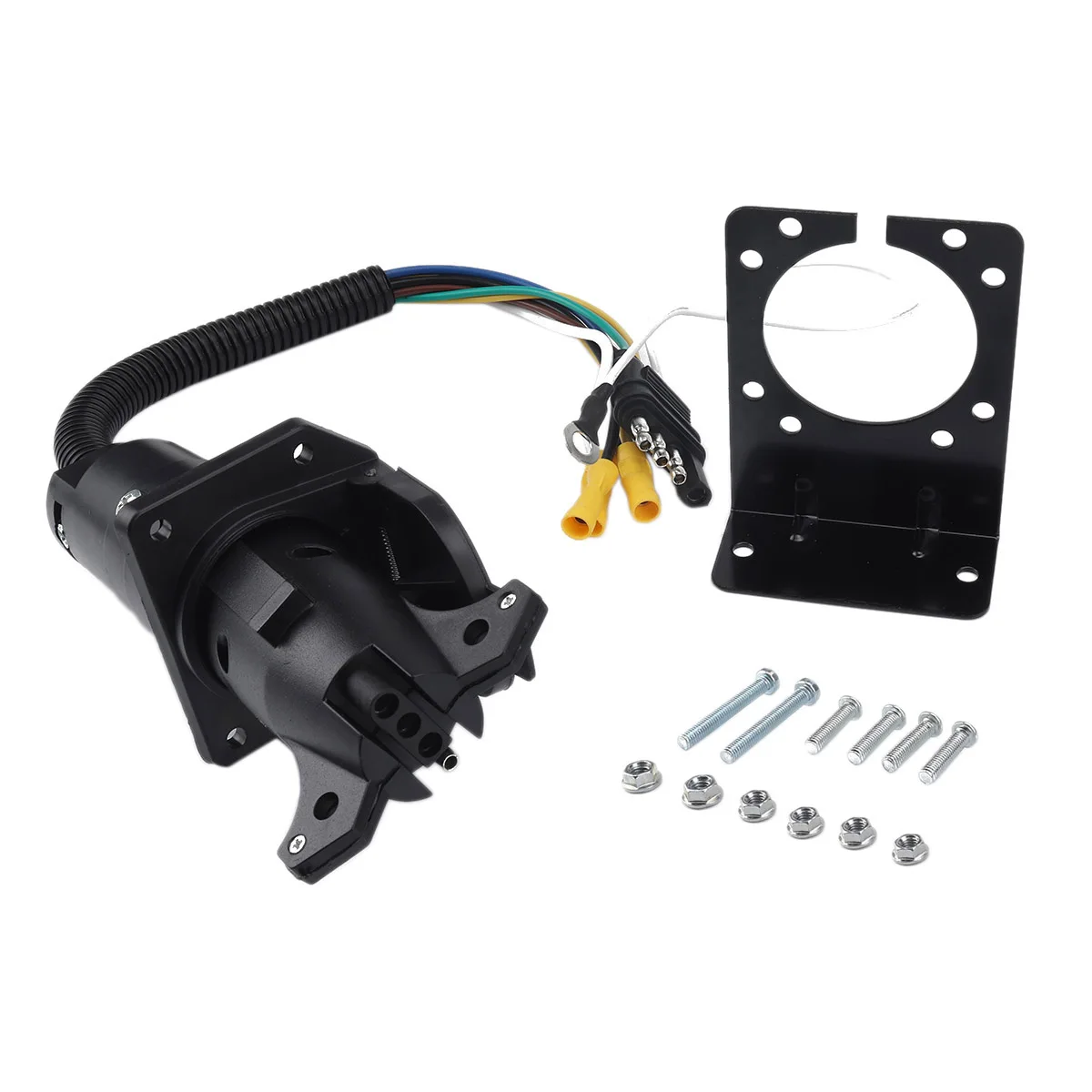 

Штепсельная Вилка для прицепа 4-сторонняя плоская до 7-сторонняя круглая оснастка для трейлера