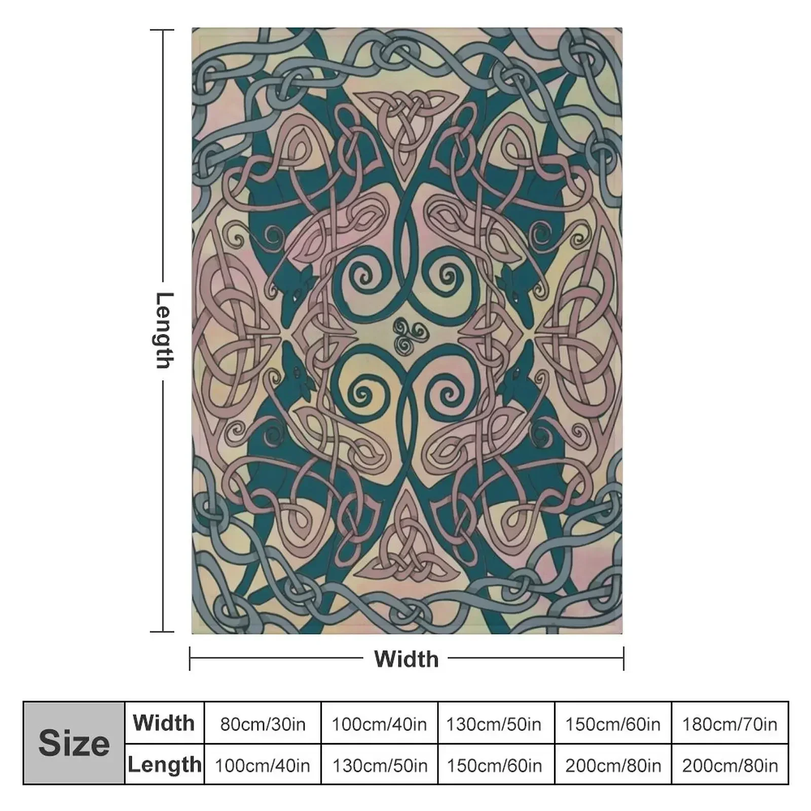 Art Nouveau Greyhounds - Pink & Cream Throw Blanket Travel Bed Fashionable Stuffeds Hair Polar Blankets