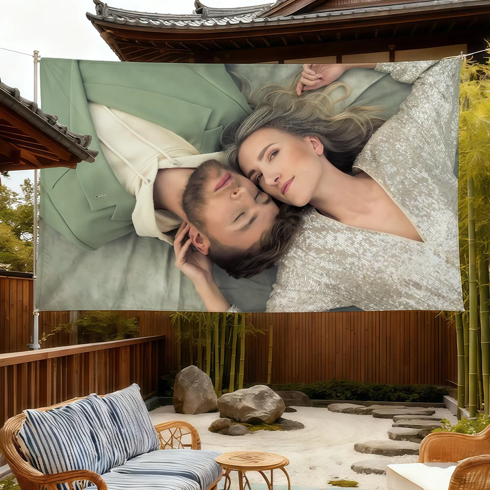Musikband S-Suzan En Freek Flagge für Zimmer, Wohnheim, Camping, Picknick, Kunststil, Garage, Bar, Wanddekoration, Banner