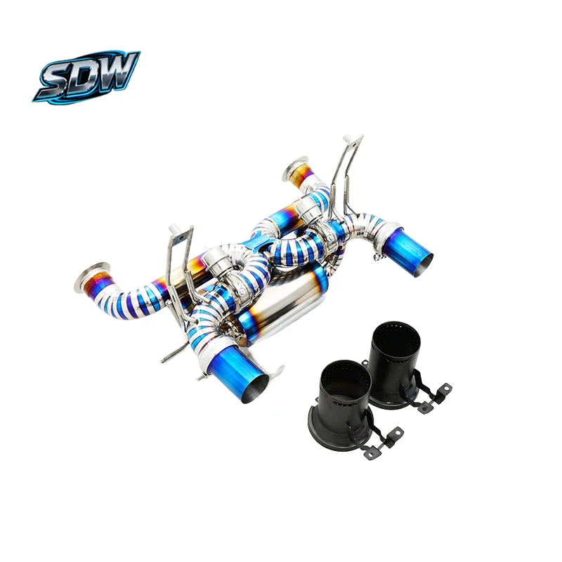 Performance Titanium Catback Exhaust for  Aventador SVJ  LP700 Huracan LP640 Urus and Revuelto V12