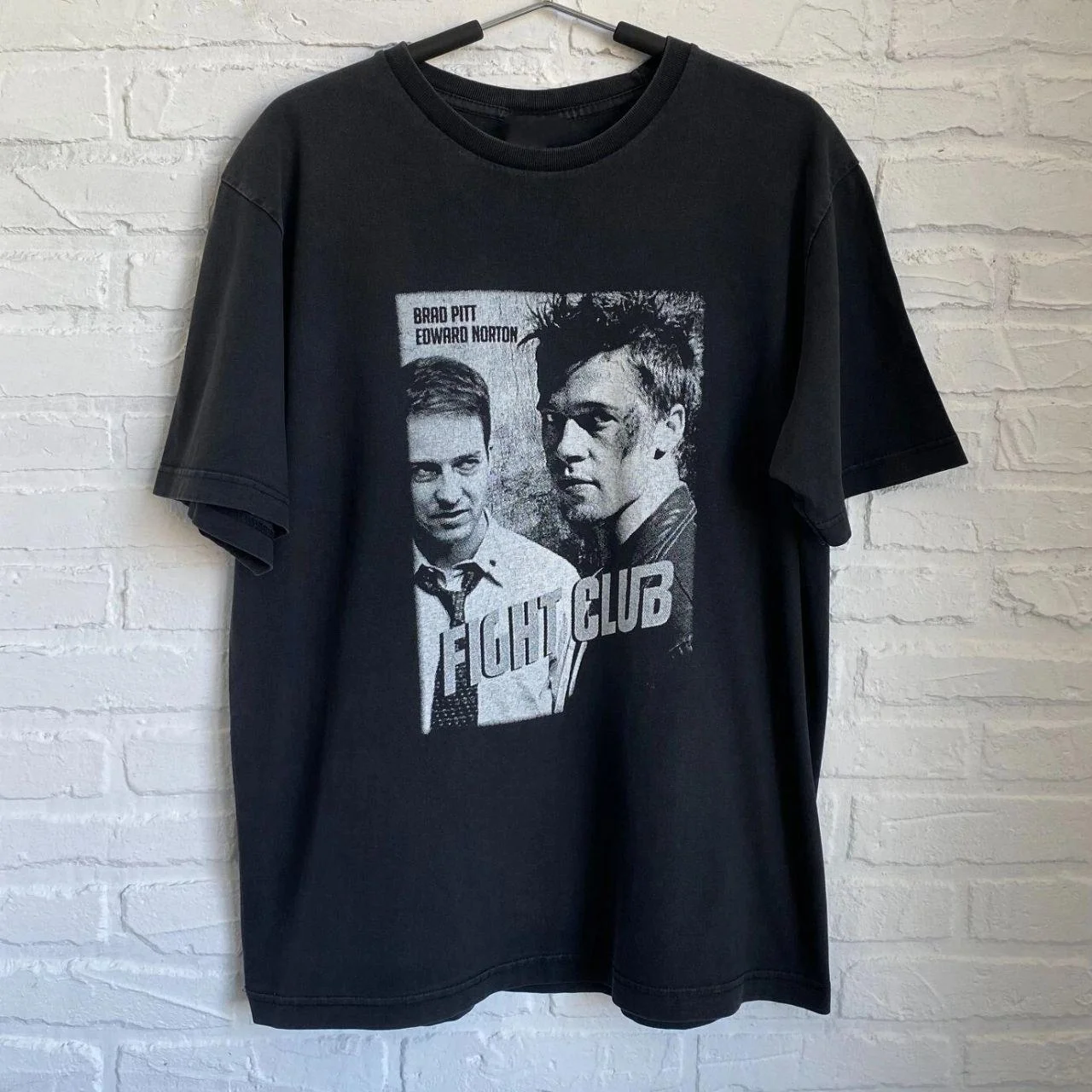 Vintage Fight Club Movie Graphic Print T-Shirt Men Women 90s Cotton T-shirt Aesthetic Streetwear Harajuku Y2K Casual Tee Tops
