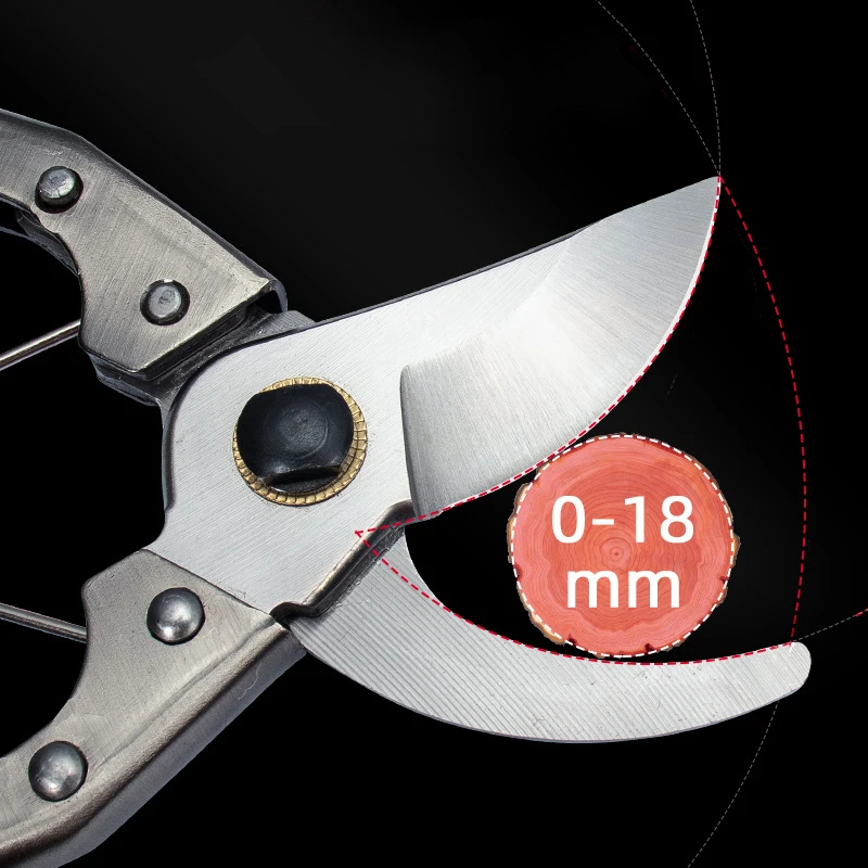 Cesoie da potatura per alberi pieghevoli con impugnatura morbida di grado industriale Cesoie e forbici da potatura Manico in plastica