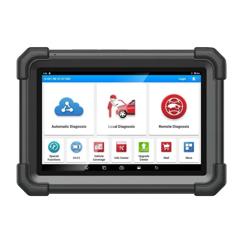 X431 V+ Smart HD Bi-Directional Control Trucks All System Diagnostic Tool Code Reader for 12V 24V Diagnostic