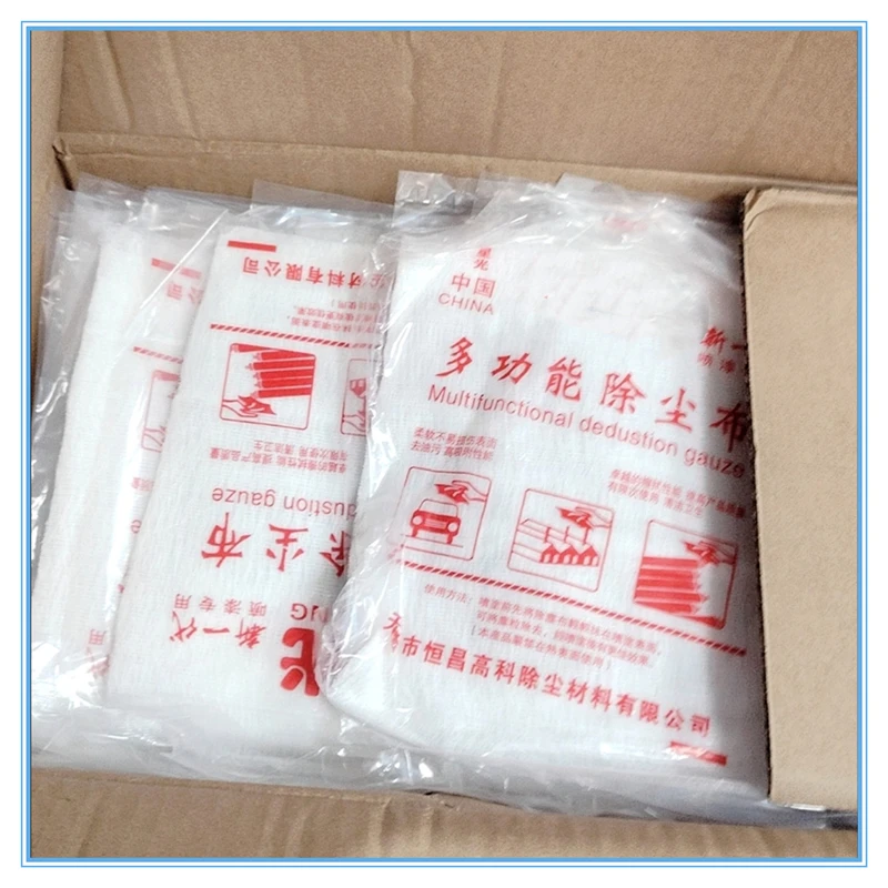 

Антистатическая клейкая безворсовая марлевая ткань 25X для профессионального удаления пыли при покраске, многоцелевая клейкая ткань для рукоделия и уборки