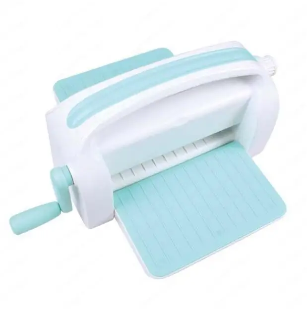 

A4 Hand Crank Embossing Machine, Foldable Design with Carbon Steel Die for DIY Scrapbooking, Card Making & Paper Craft