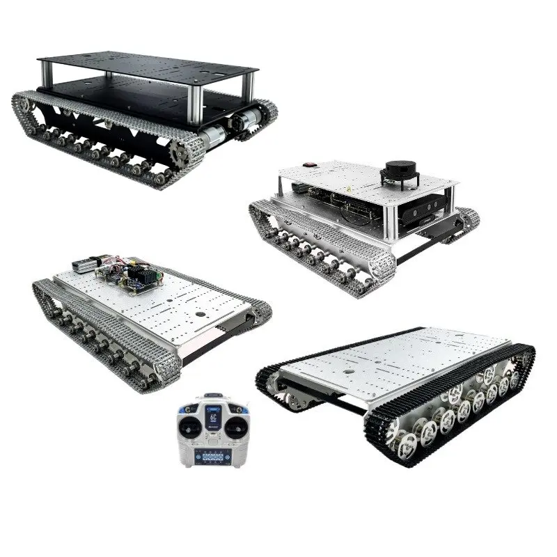 Heavy-load Tracked All-terrain Mobile Chassis, ROS Open-source Development Platform for Robot Cars