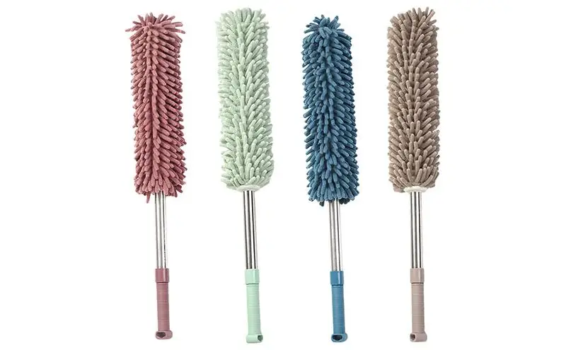 Feather Dusters For Cleaning Extendable Hand Dust Removal Extendable Duster With Long Pole Dusting Brush for Blind Cleaner