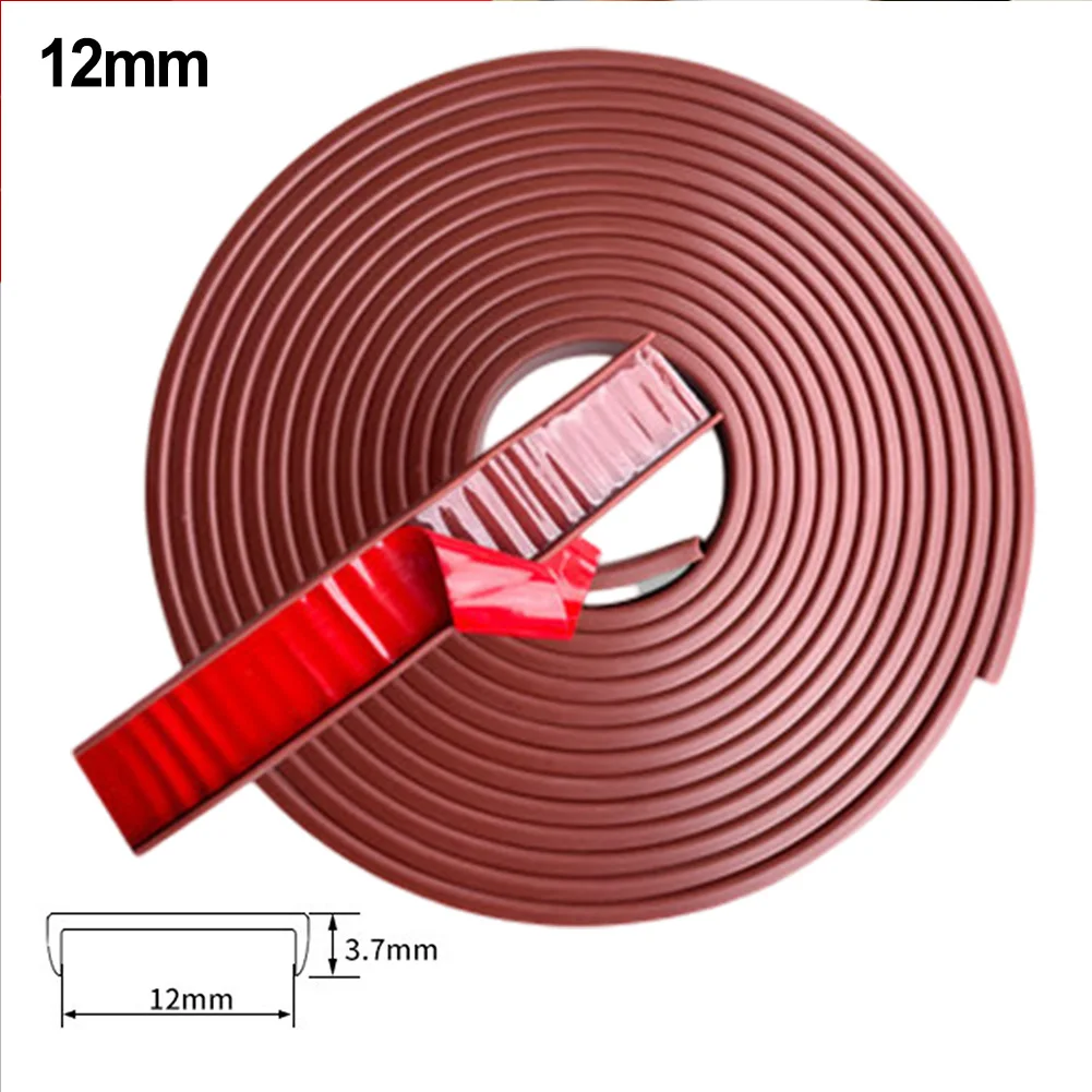 DIY Edge Banding TPE Edge Banding Elastic TPE Material Glossy Face Effortless Installation 12mm Wide For Office