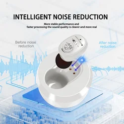 Rechargeable Hearing Aid Digital CIC Hearing Aids High Power Sound Amplifier Invisible Mini Earphone For Deafness audifonos