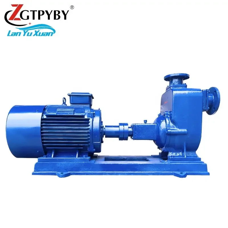 10hp acid and alkali resistant self-priming centrifugal slurry water pump