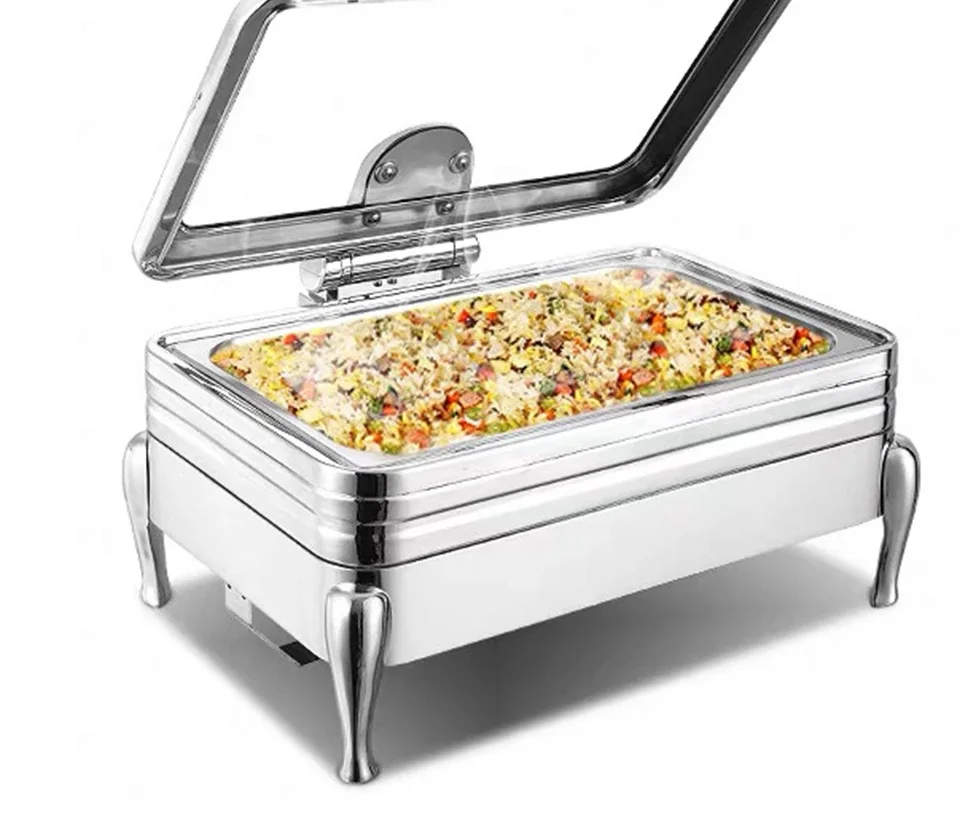 SS foil future king chafting dish catering fast food dush chafing food warmers